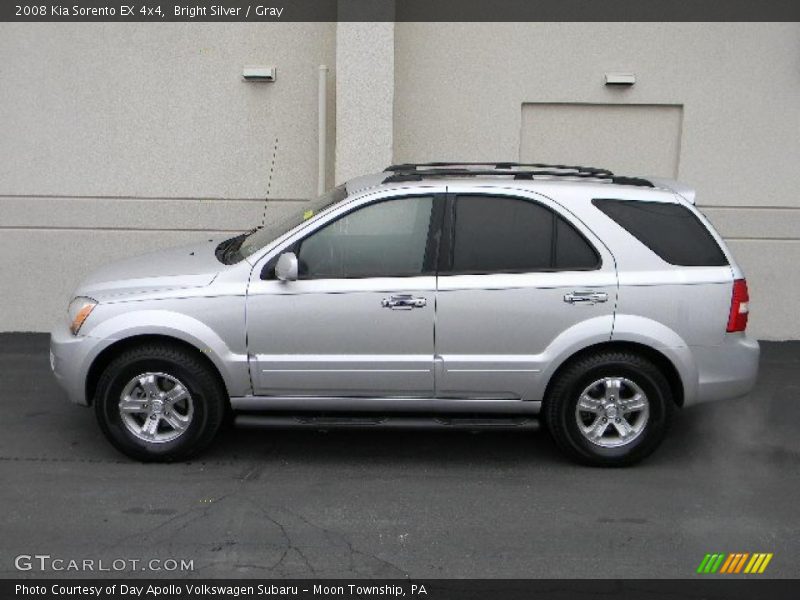 Bright Silver / Gray 2008 Kia Sorento EX 4x4