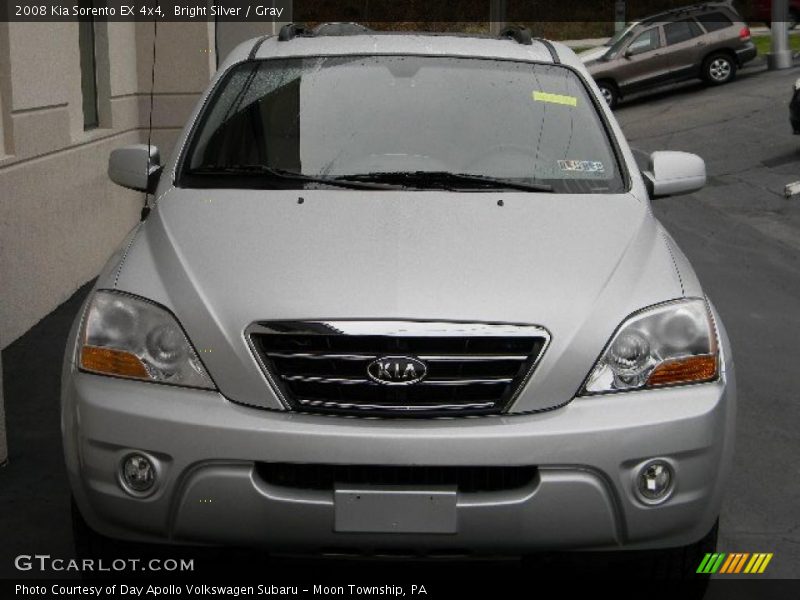 Bright Silver / Gray 2008 Kia Sorento EX 4x4