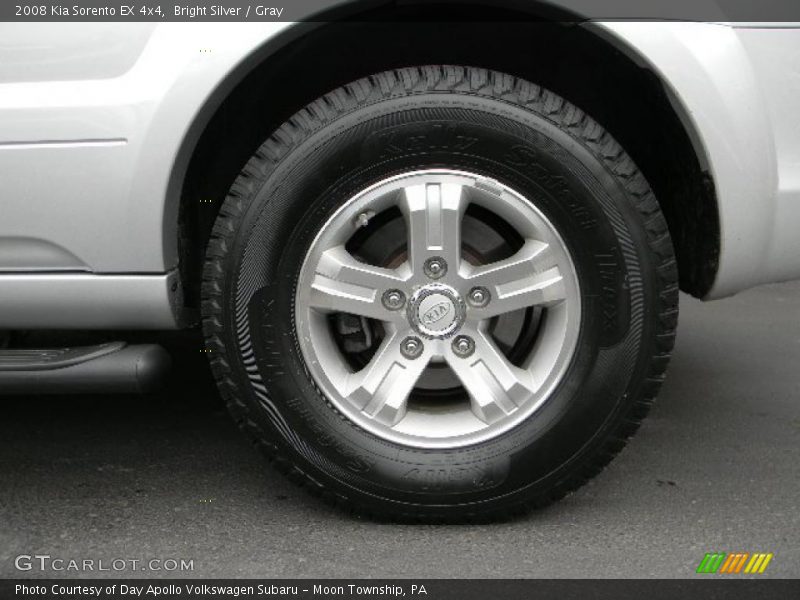 Bright Silver / Gray 2008 Kia Sorento EX 4x4