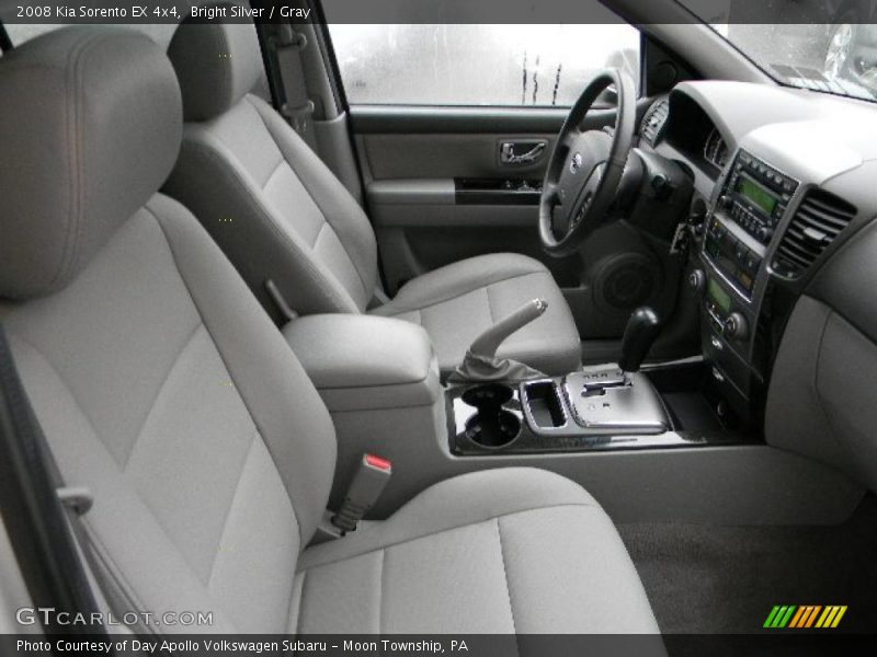 Bright Silver / Gray 2008 Kia Sorento EX 4x4
