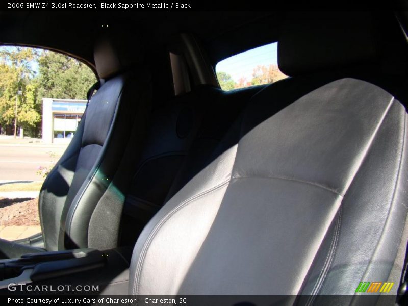 Black Sapphire Metallic / Black 2006 BMW Z4 3.0si Roadster