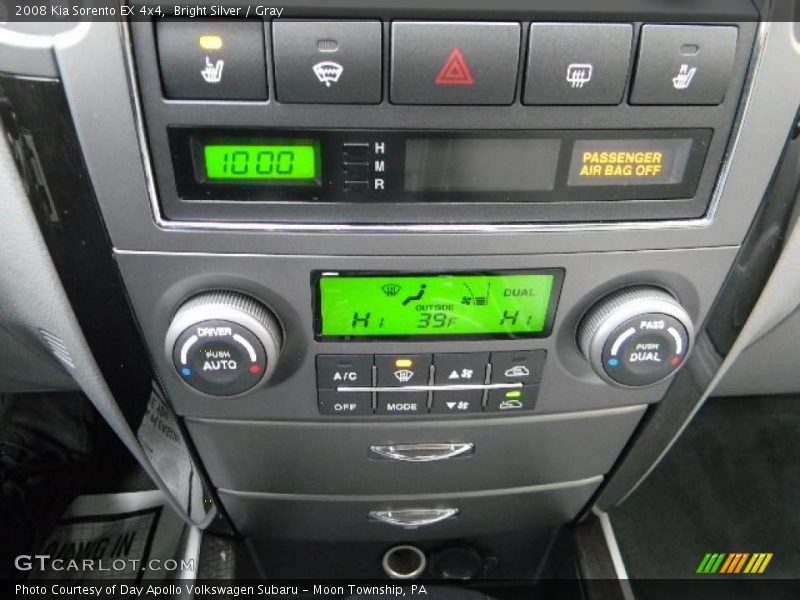 Bright Silver / Gray 2008 Kia Sorento EX 4x4