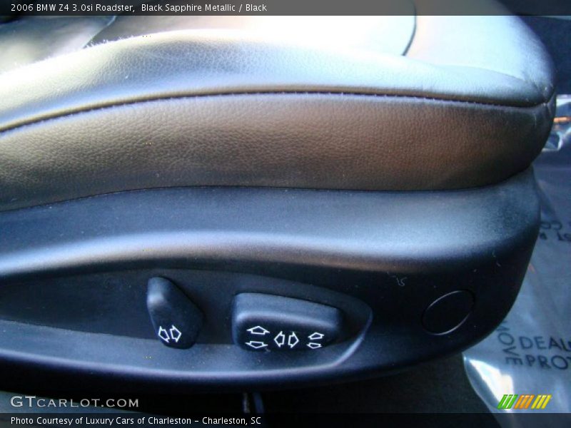 Black Sapphire Metallic / Black 2006 BMW Z4 3.0si Roadster