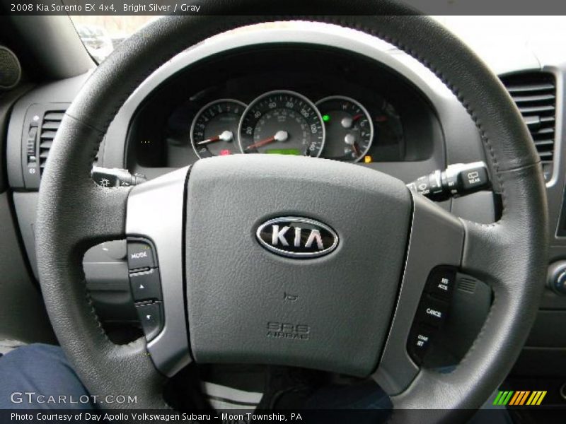 Bright Silver / Gray 2008 Kia Sorento EX 4x4