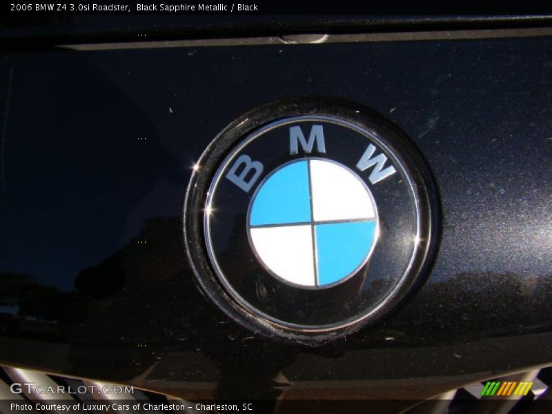 Black Sapphire Metallic / Black 2006 BMW Z4 3.0si Roadster