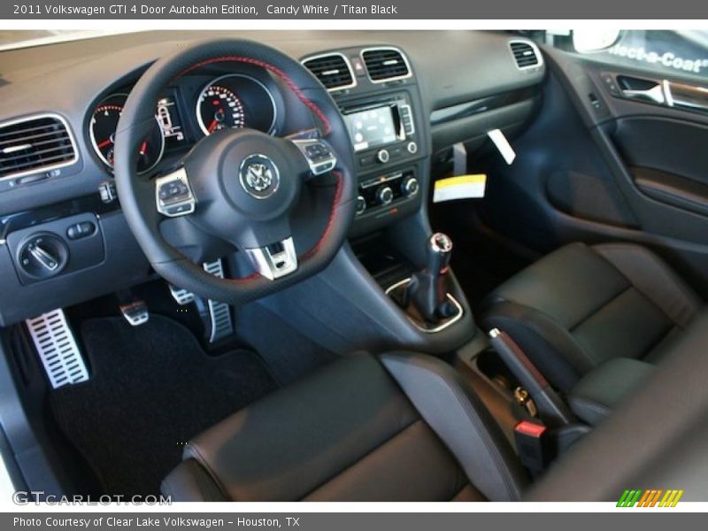 Titan Black Interior - 2011 GTI 4 Door Autobahn Edition 