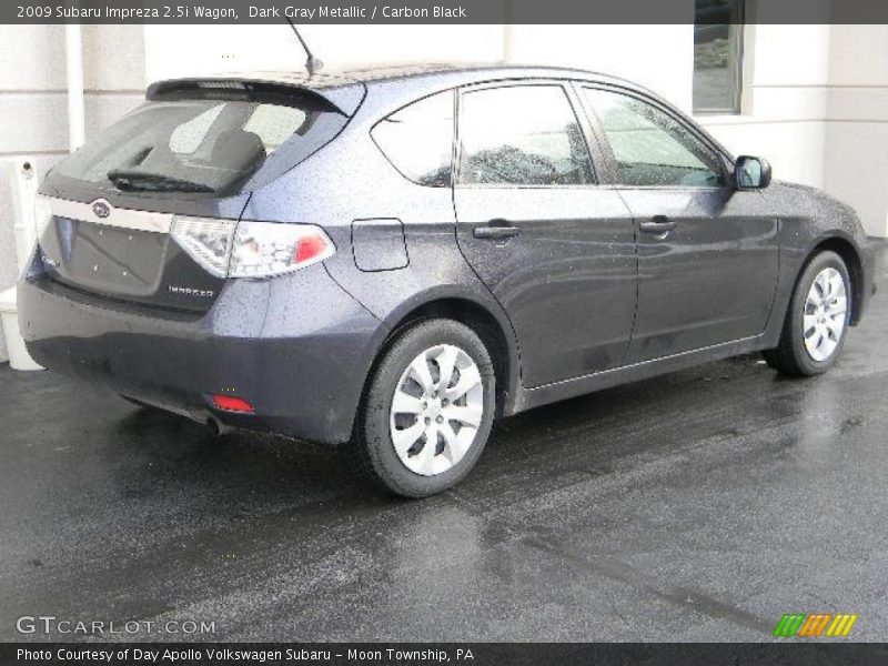 Dark Gray Metallic / Carbon Black 2009 Subaru Impreza 2.5i Wagon