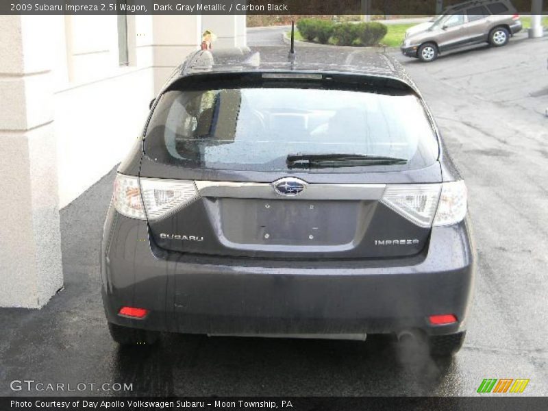 Dark Gray Metallic / Carbon Black 2009 Subaru Impreza 2.5i Wagon