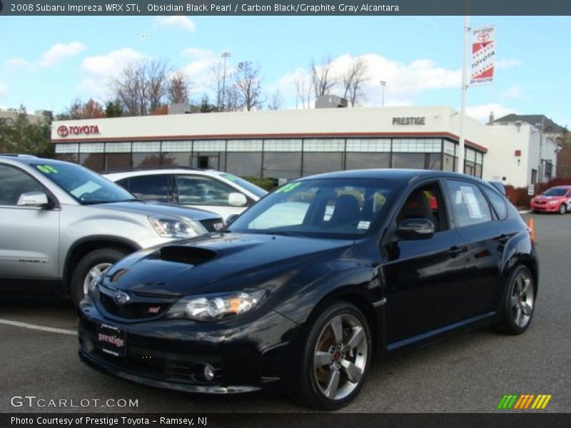 Front 3/4 View of 2008 Impreza WRX STi
