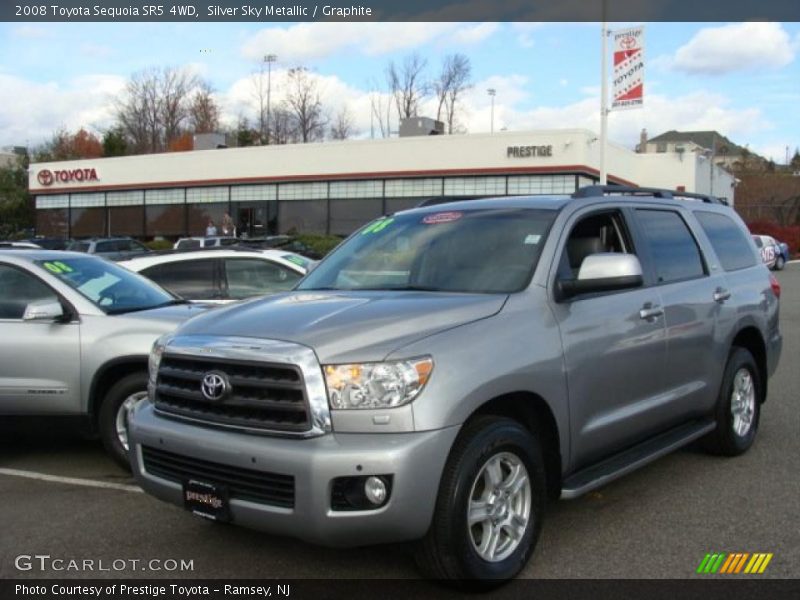 Silver Sky Metallic / Graphite 2008 Toyota Sequoia SR5 4WD