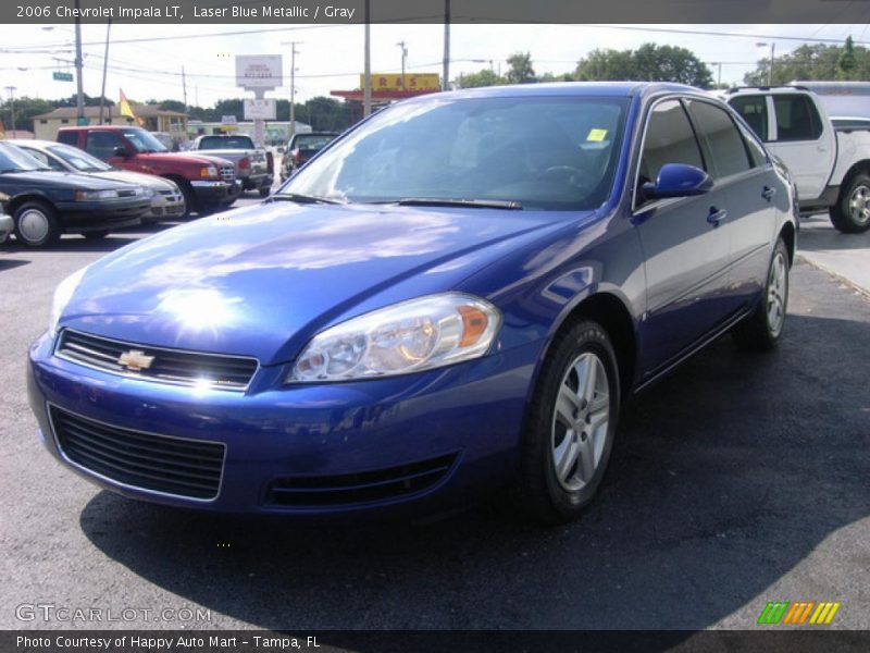 Laser Blue Metallic / Gray 2006 Chevrolet Impala LT