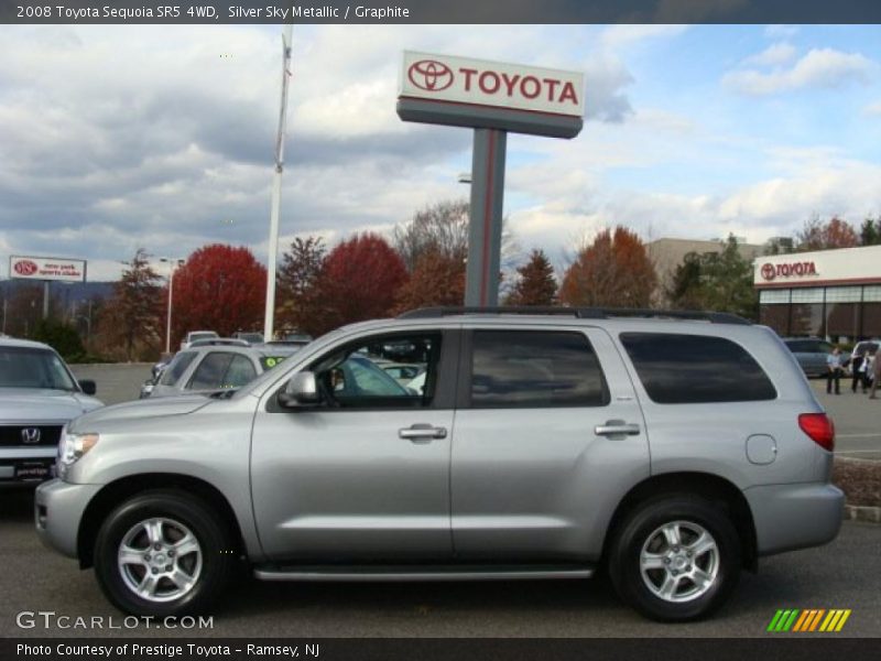Silver Sky Metallic / Graphite 2008 Toyota Sequoia SR5 4WD