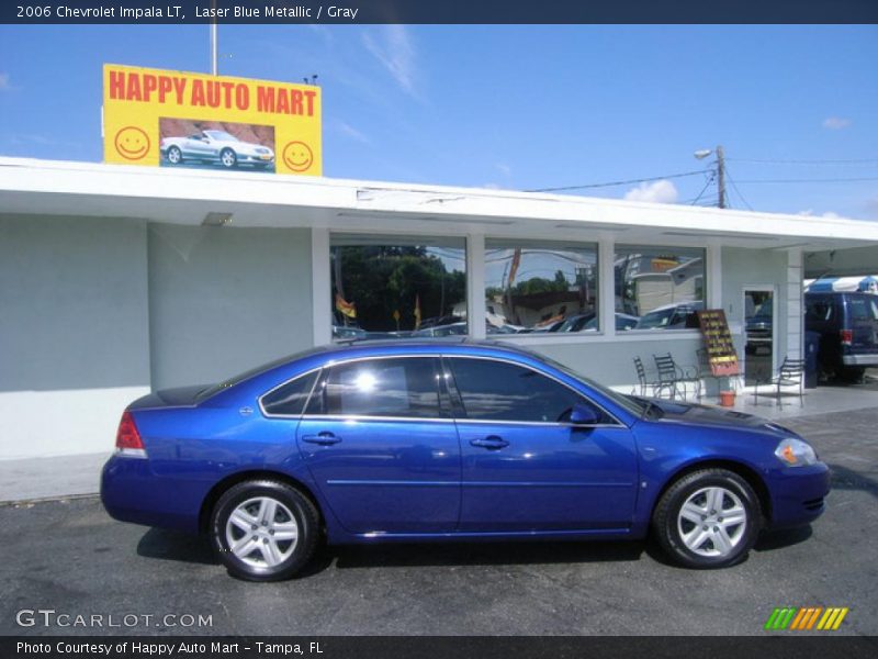 Laser Blue Metallic / Gray 2006 Chevrolet Impala LT
