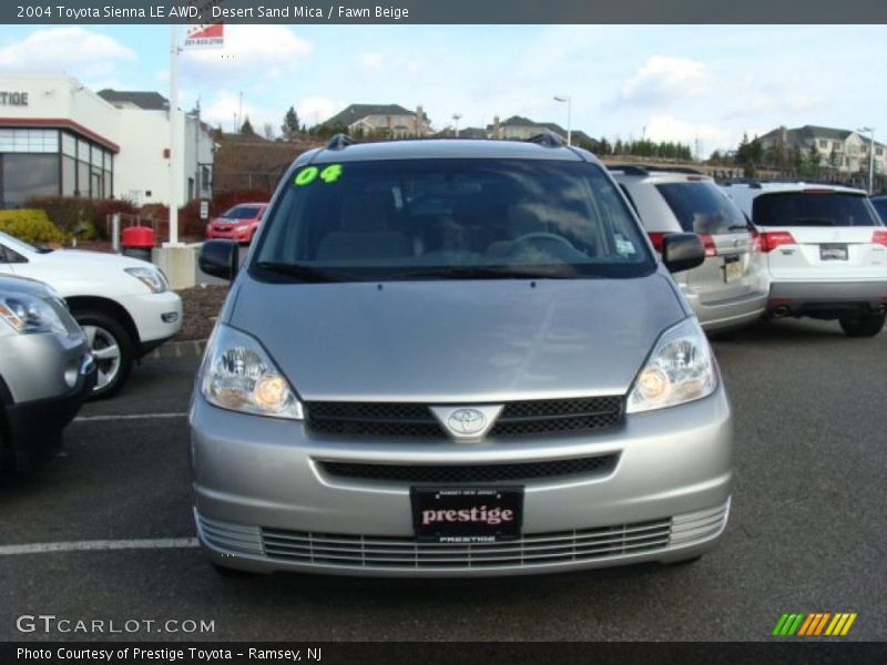 Desert Sand Mica / Fawn Beige 2004 Toyota Sienna LE AWD