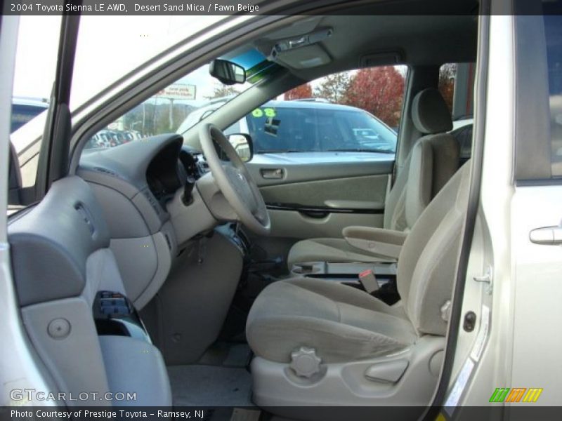 Desert Sand Mica / Fawn Beige 2004 Toyota Sienna LE AWD