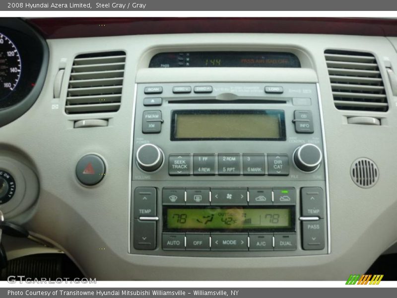 Steel Gray / Gray 2008 Hyundai Azera Limited