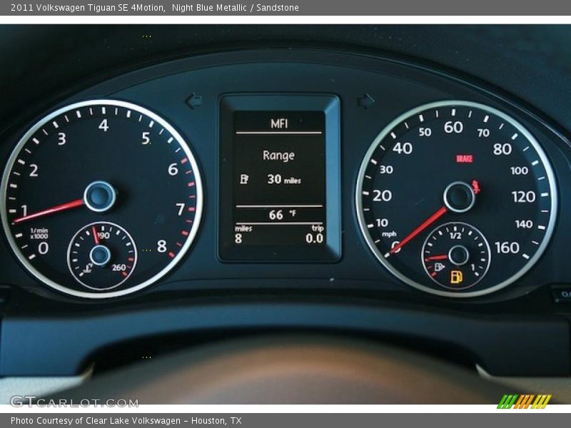  2011 Tiguan SE 4Motion SE 4Motion Gauges