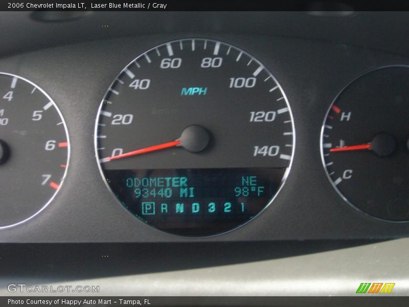 Laser Blue Metallic / Gray 2006 Chevrolet Impala LT