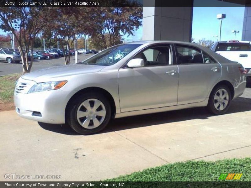 Classic Silver Metallic / Ash 2008 Toyota Camry LE