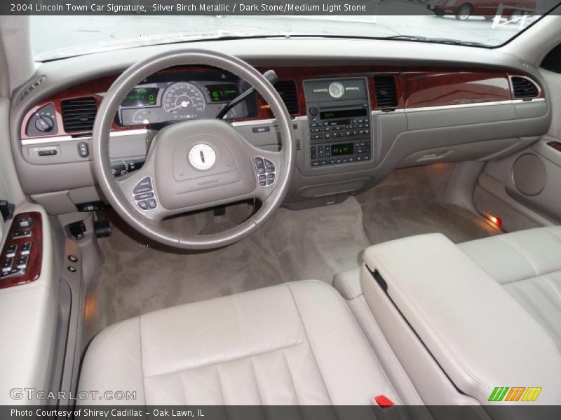 Dark Stone/Medium Light Stone Interior - 2004 Town Car Signature 