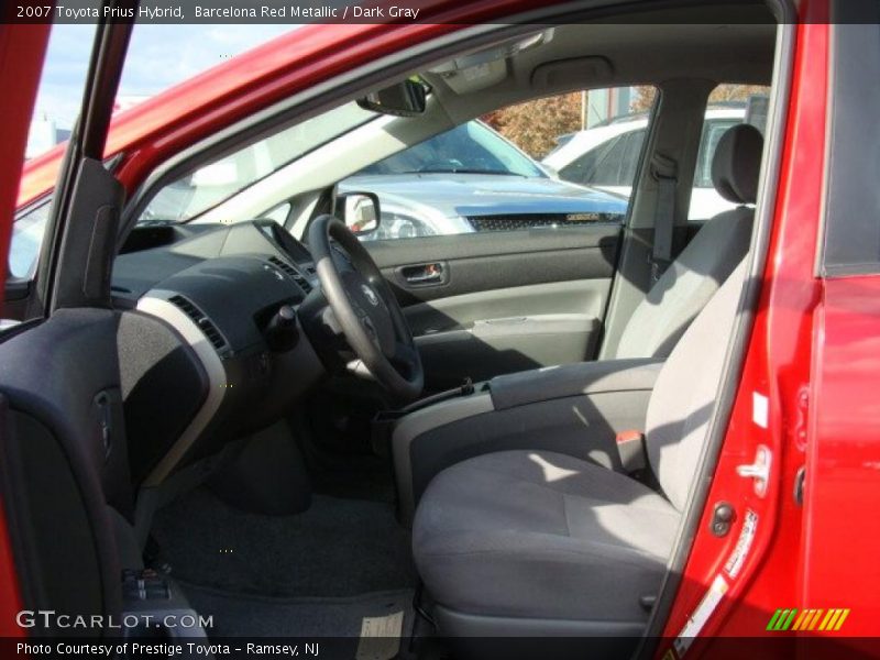 Barcelona Red Metallic / Dark Gray 2007 Toyota Prius Hybrid