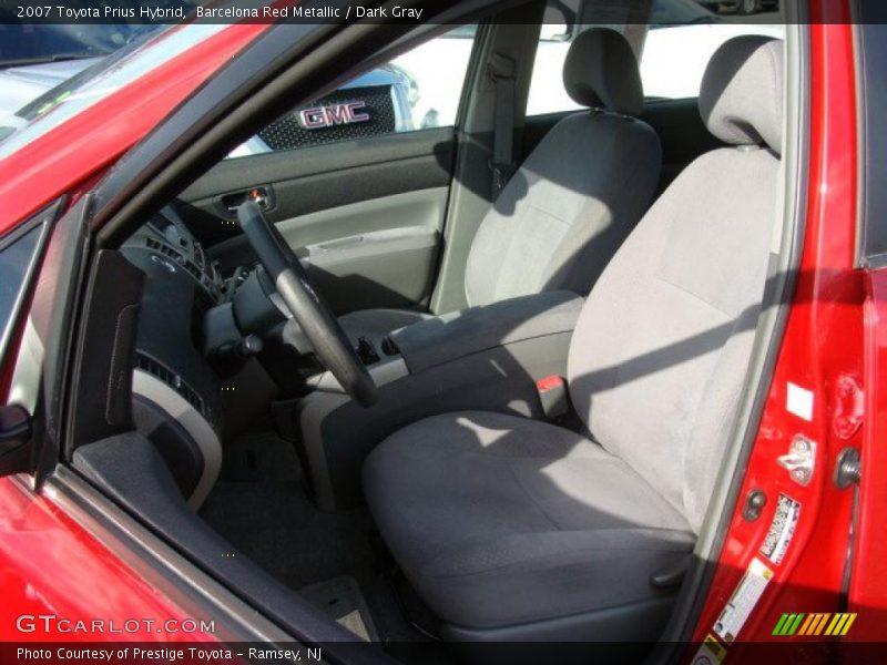 Barcelona Red Metallic / Dark Gray 2007 Toyota Prius Hybrid