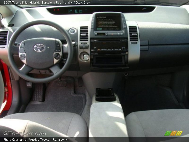 Barcelona Red Metallic / Dark Gray 2007 Toyota Prius Hybrid