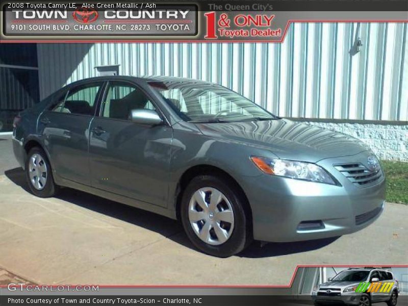 Aloe Green Metallic / Ash 2008 Toyota Camry LE