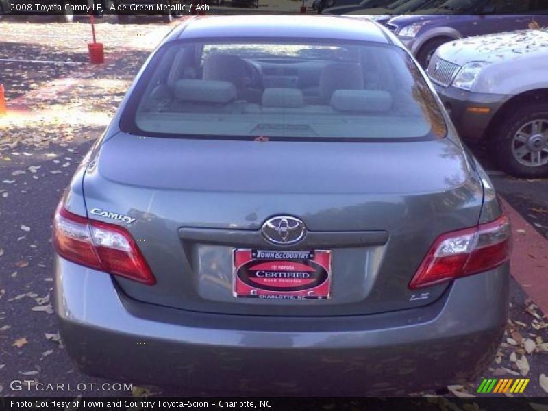Aloe Green Metallic / Ash 2008 Toyota Camry LE