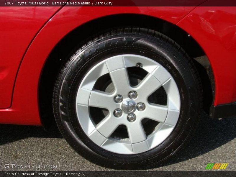 Barcelona Red Metallic / Dark Gray 2007 Toyota Prius Hybrid