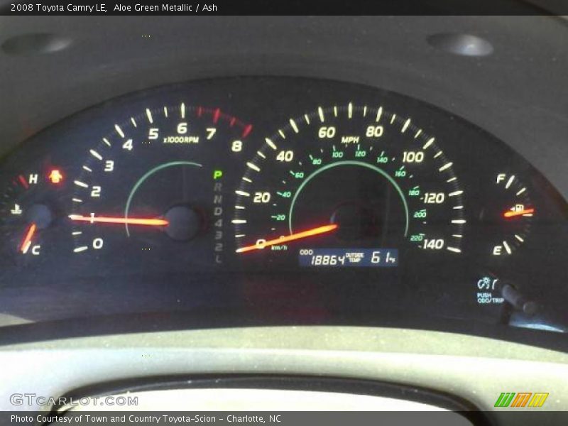 Aloe Green Metallic / Ash 2008 Toyota Camry LE