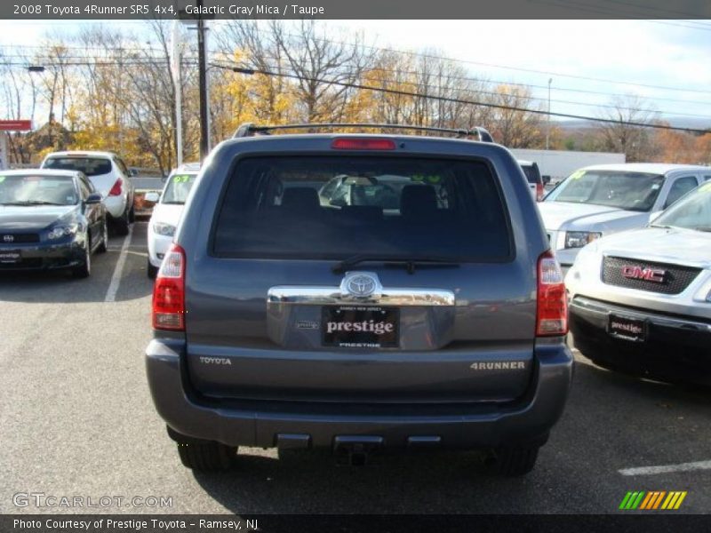 Galactic Gray Mica / Taupe 2008 Toyota 4Runner SR5 4x4
