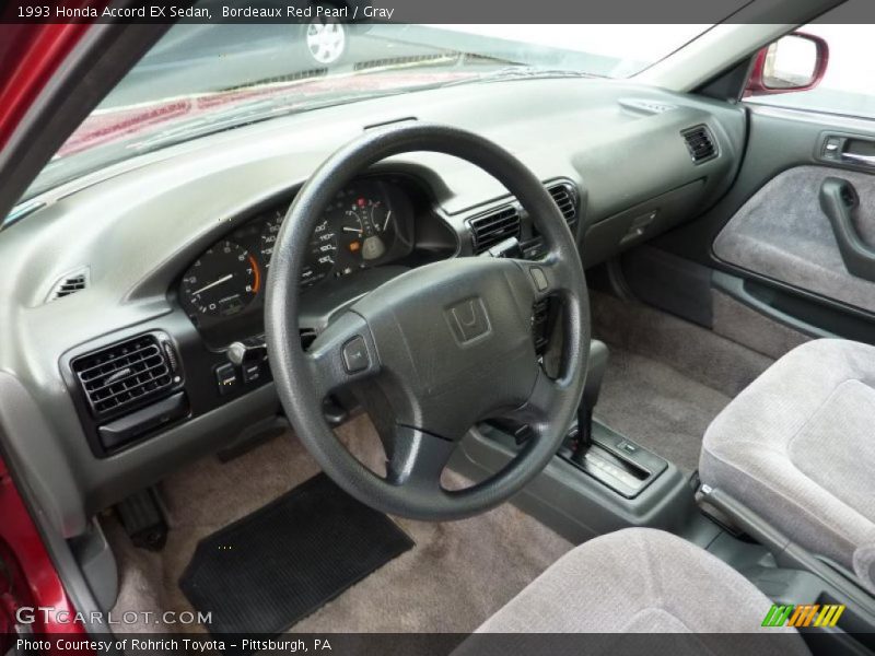 Gray Interior - 1993 Accord EX Sedan 
