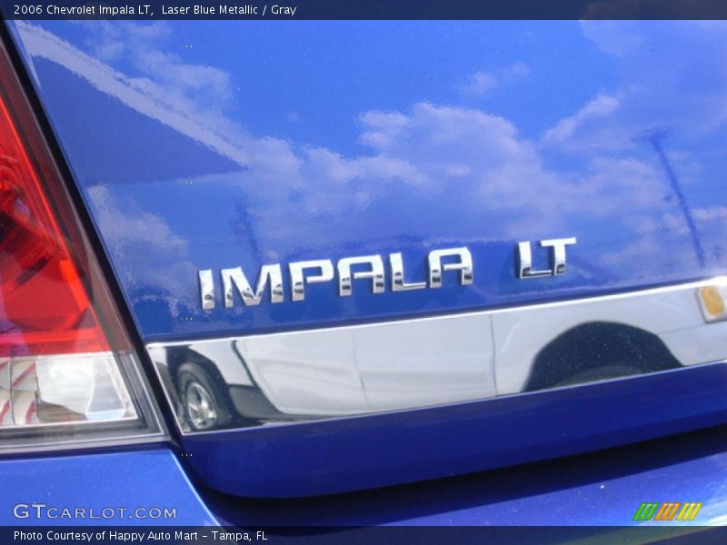 Laser Blue Metallic / Gray 2006 Chevrolet Impala LT
