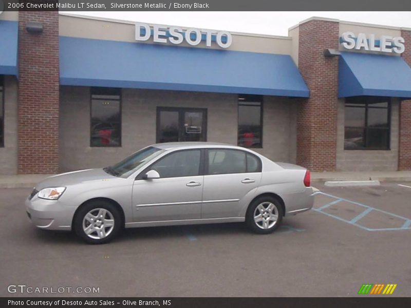 Silverstone Metallic / Ebony Black 2006 Chevrolet Malibu LT Sedan