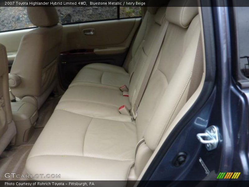 Bluestone Metallic / Ivory Beige 2007 Toyota Highlander Hybrid Limited 4WD