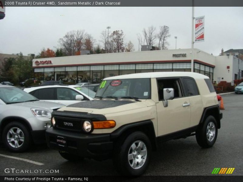 Sandstorm Metallic / Dark Charcoal 2008 Toyota FJ Cruiser 4WD