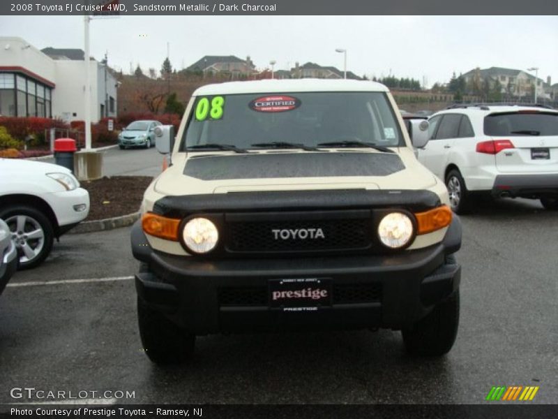 Sandstorm Metallic / Dark Charcoal 2008 Toyota FJ Cruiser 4WD