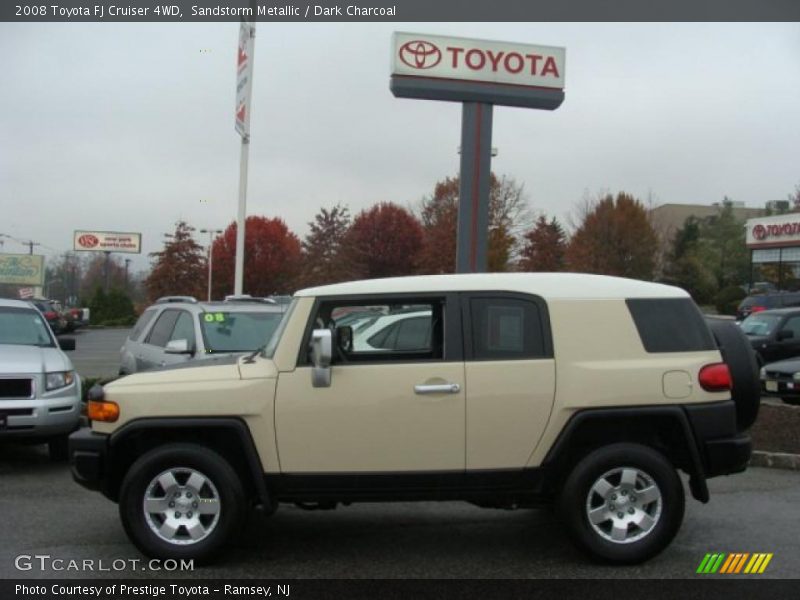 Sandstorm Metallic / Dark Charcoal 2008 Toyota FJ Cruiser 4WD