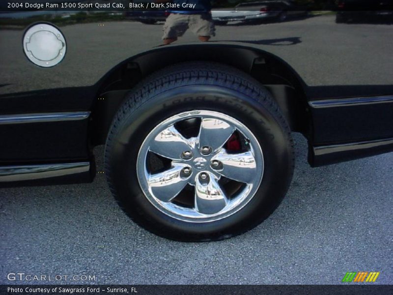 Black / Dark Slate Gray 2004 Dodge Ram 1500 Sport Quad Cab