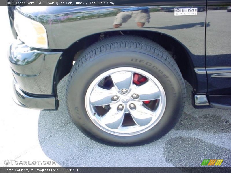 Black / Dark Slate Gray 2004 Dodge Ram 1500 Sport Quad Cab