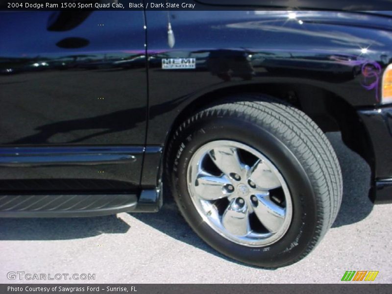 Black / Dark Slate Gray 2004 Dodge Ram 1500 Sport Quad Cab