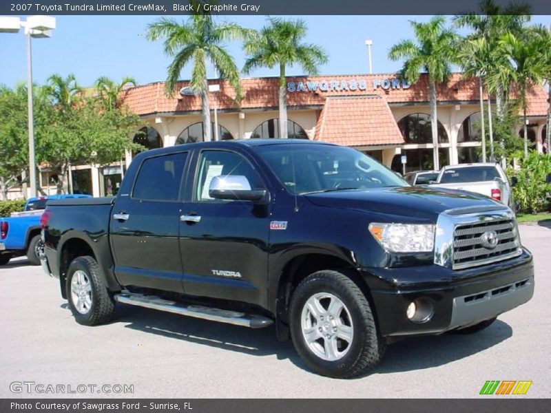 Black / Graphite Gray 2007 Toyota Tundra Limited CrewMax