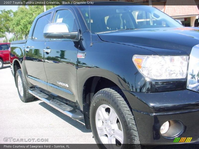 Black / Graphite Gray 2007 Toyota Tundra Limited CrewMax