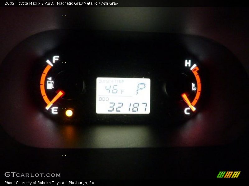 Magnetic Gray Metallic / Ash Gray 2009 Toyota Matrix S AWD