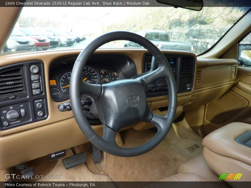 Medium Oak Interior 1999 Silverado 1500 Ls Regular Cab 4x4