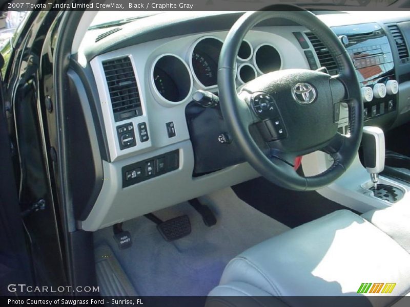 Black / Graphite Gray 2007 Toyota Tundra Limited CrewMax