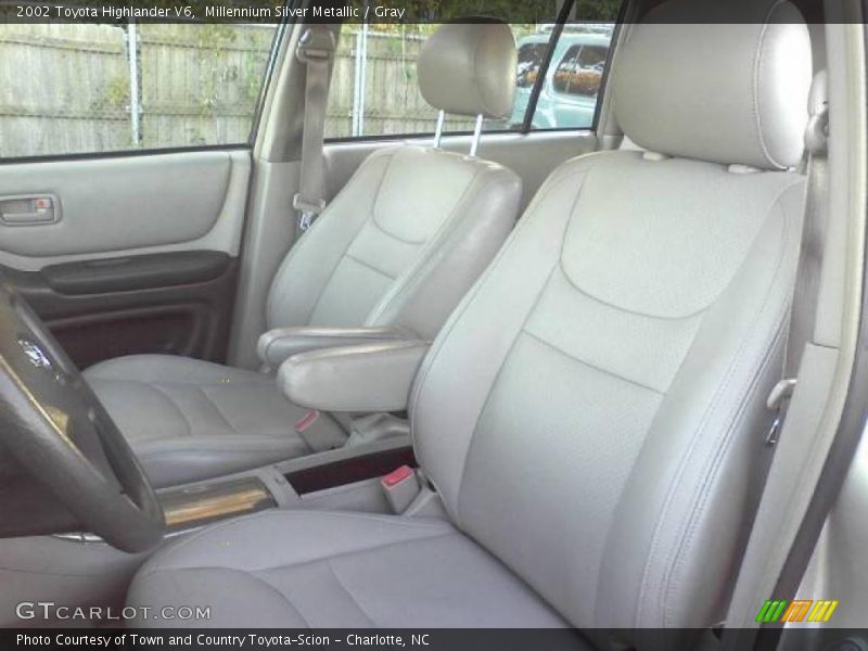 Millennium Silver Metallic / Gray 2002 Toyota Highlander V6