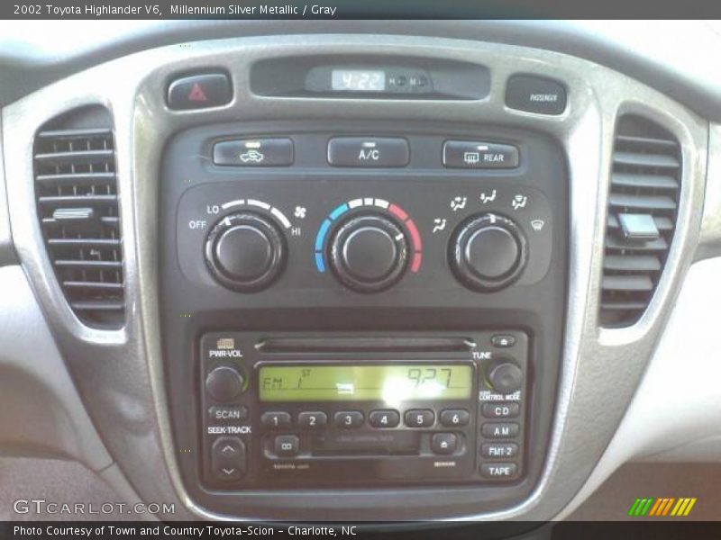 Millennium Silver Metallic / Gray 2002 Toyota Highlander V6