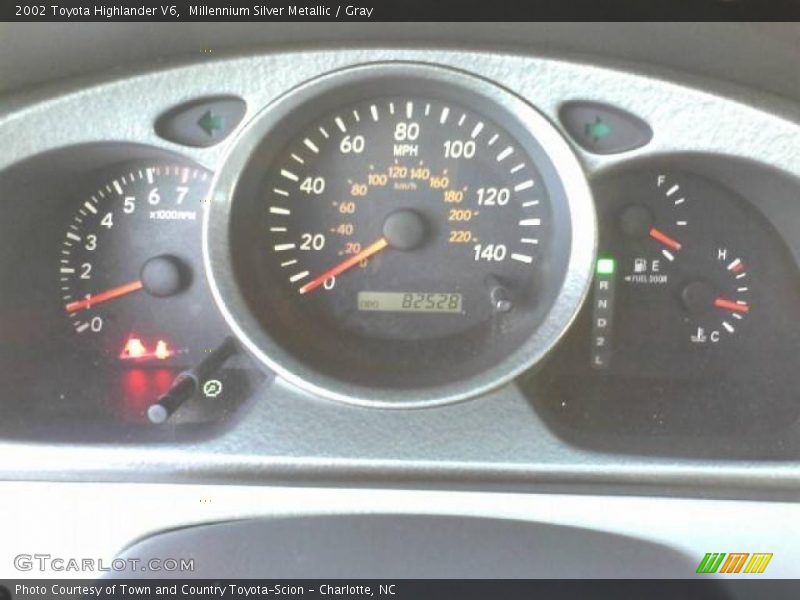 Millennium Silver Metallic / Gray 2002 Toyota Highlander V6